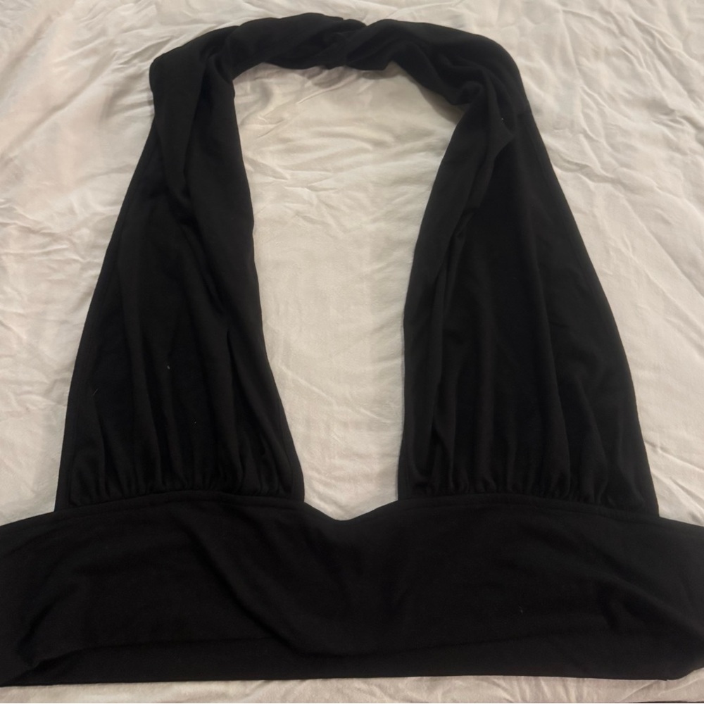 SHEIN Black Curve 4XL Halter Top
